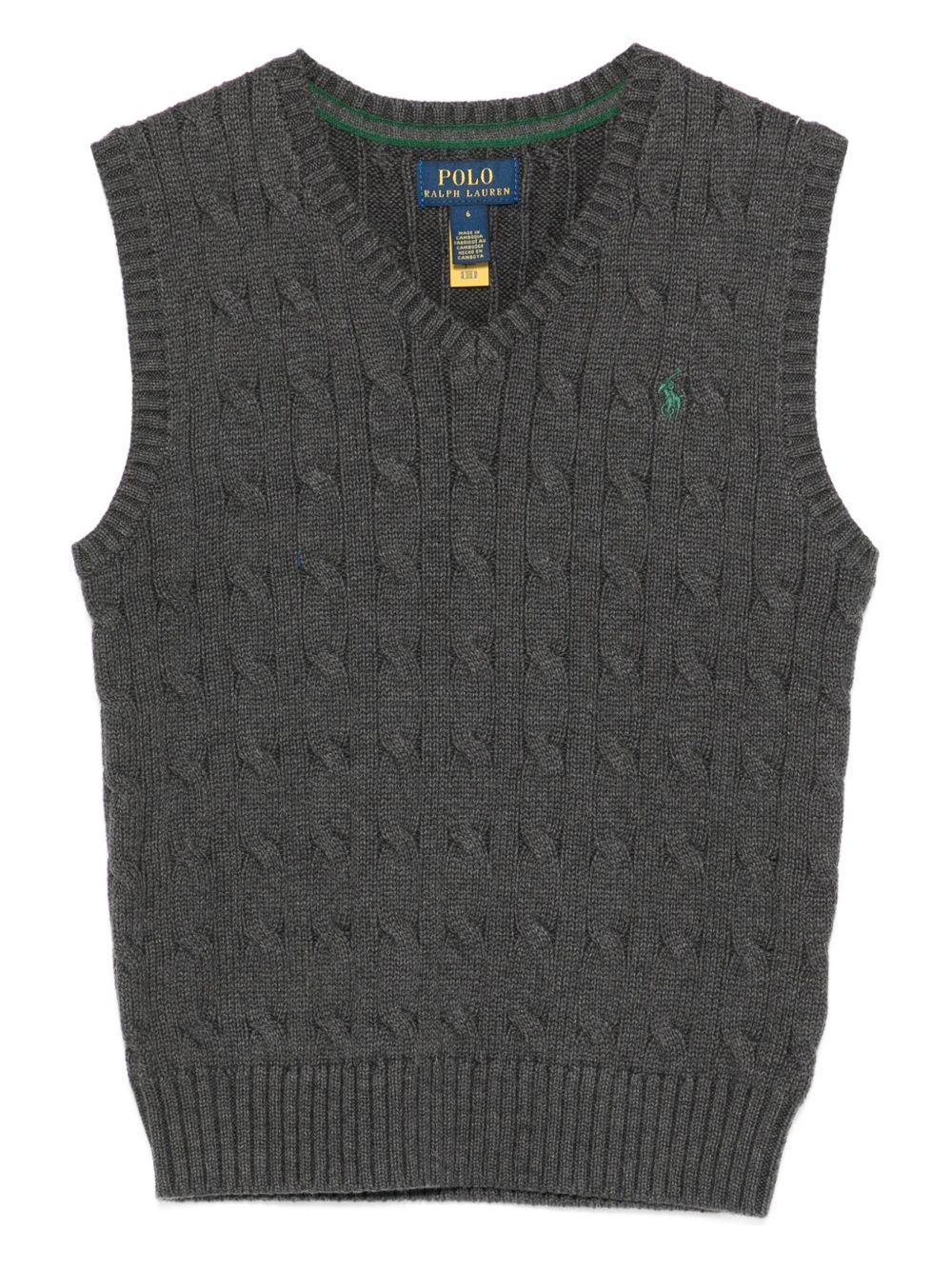 POLO RALPH LAUREN Gilet in maglia con logo