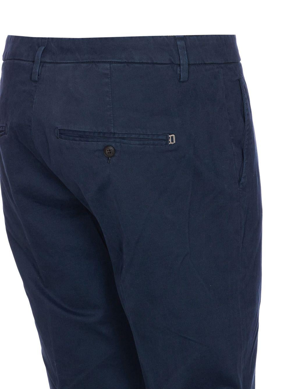 DONDUP Pantaloni 'Gaubert' slim in cotone blu