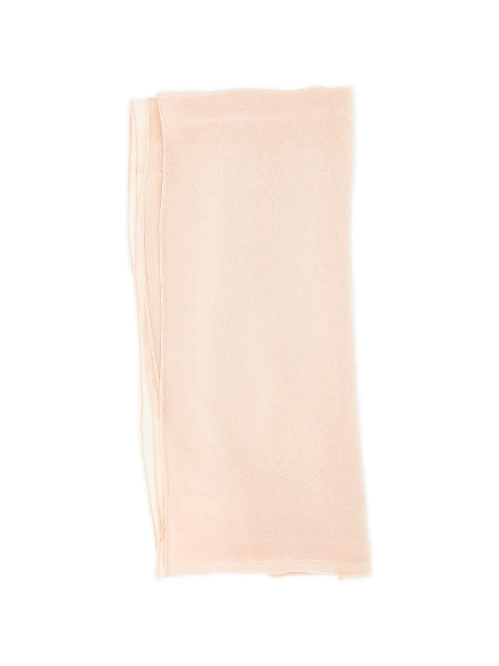 MAX MARA Sciarpa leggera in seta rosa cipria
