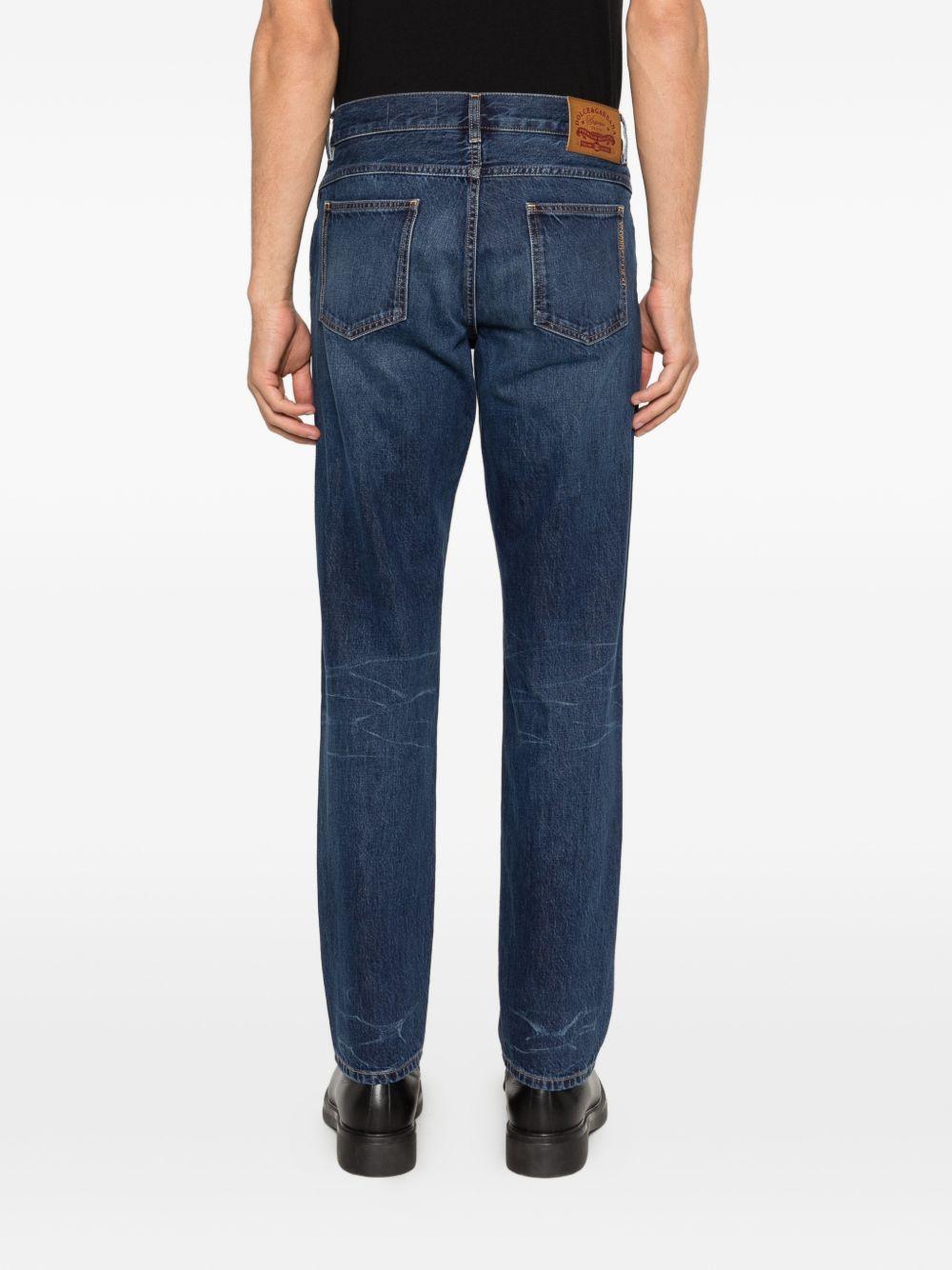 DOLCE e GABBANA Jeans in cotone blu scuro