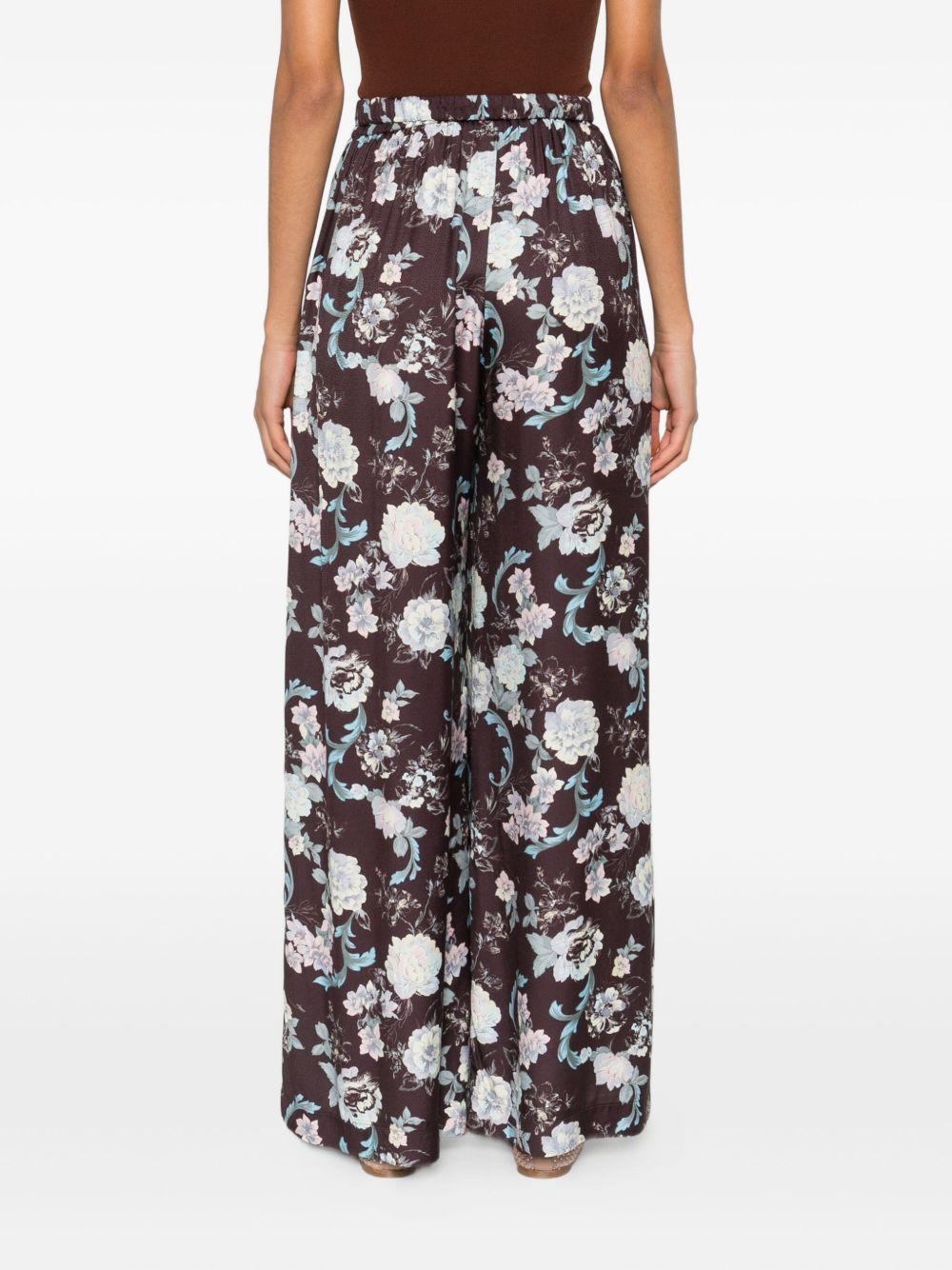 FORTE FORTE Pantaloni ampi fantasia