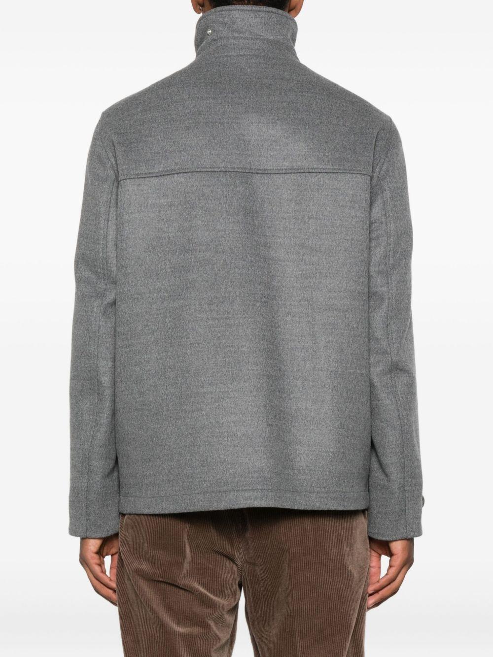 BRUNELLO CUCINELLI Giacca in pura lana grigia