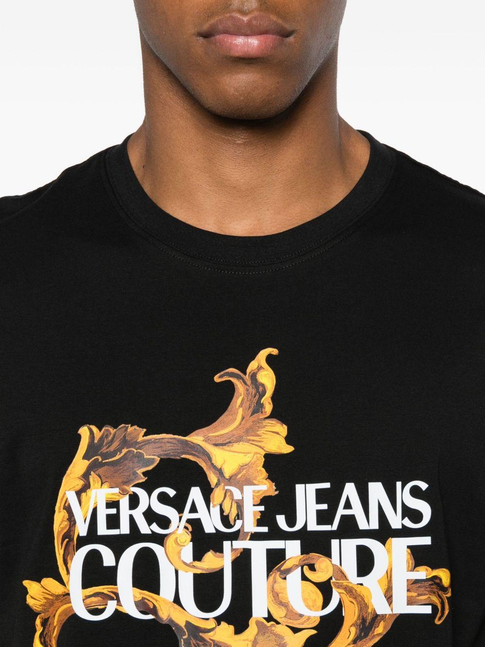 VERSACE JEANS COUTURE T-shirt girocollo con stampa