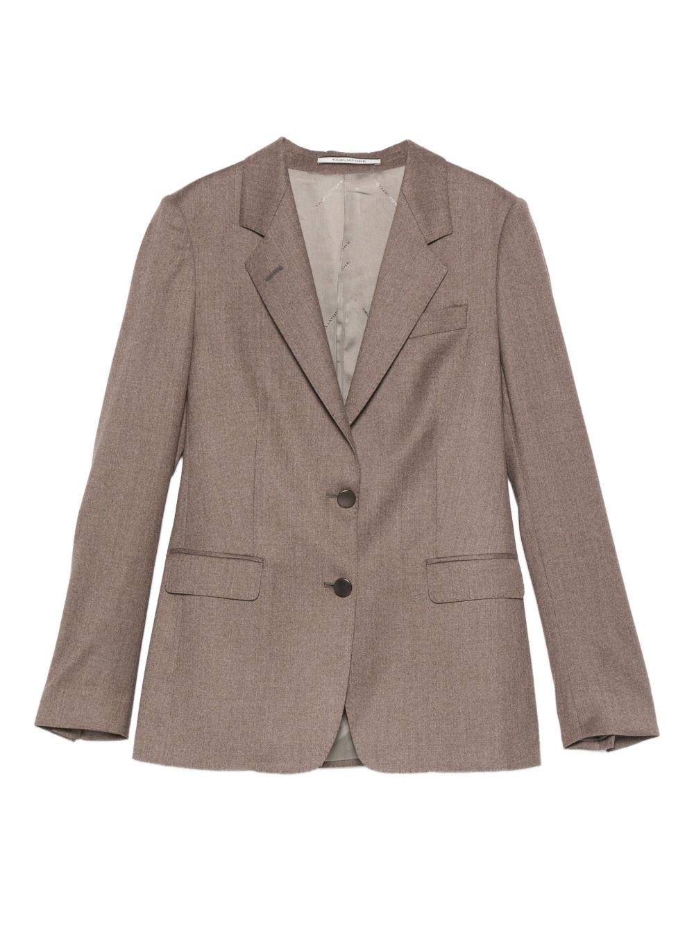 TAGLIATORE Blazer marrone con rever classico