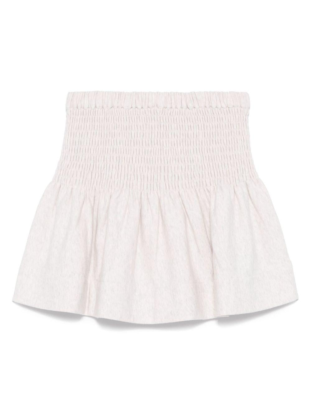 MARANT ETOILE Minigonna 'Pacifica' flare ecrù