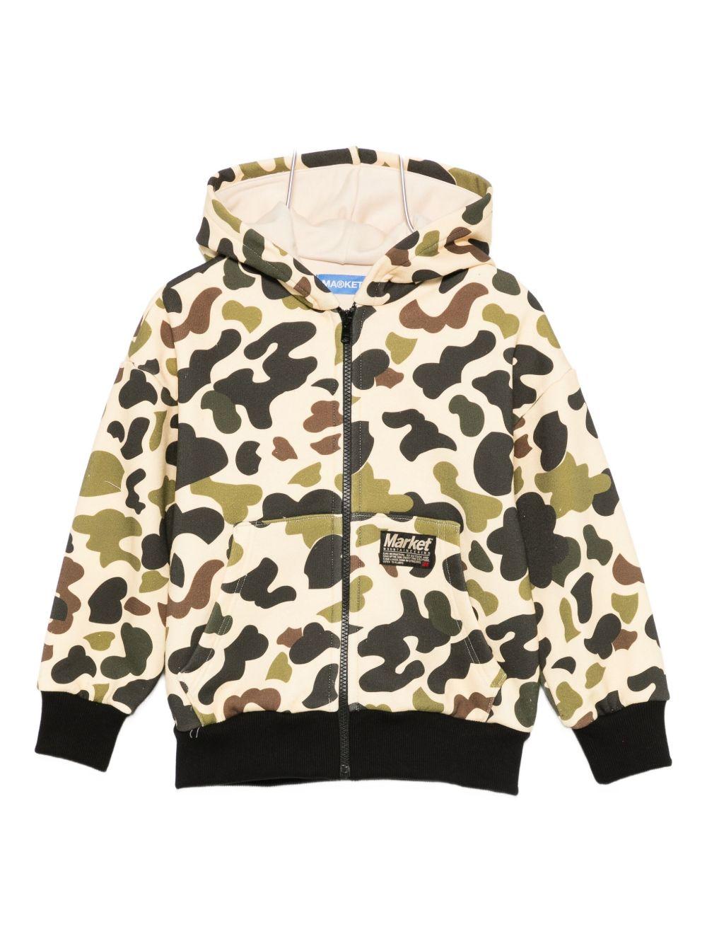 MARKET Bomber multicolore camouflage