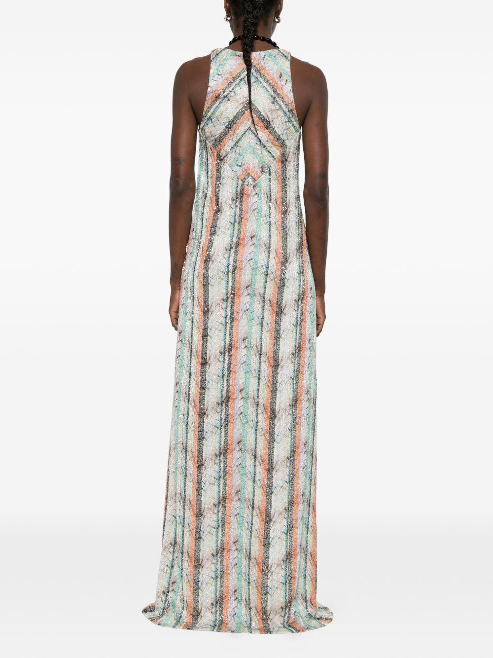 MISSONI Abito lungo in fantasia multicolore