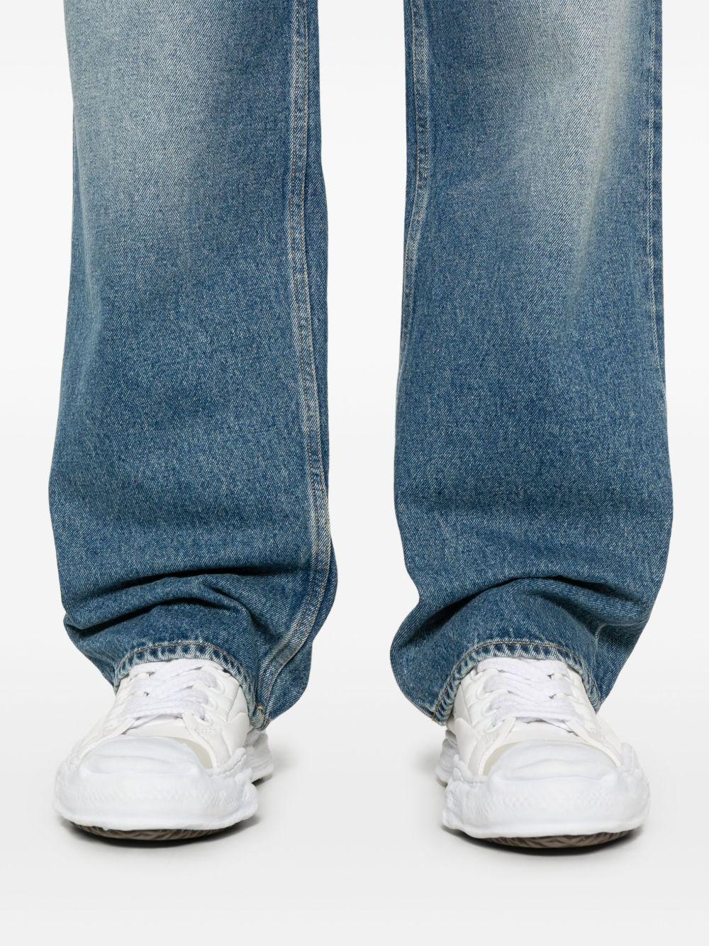 GOLDEN GOOSE Jeans blu con effetto slavato