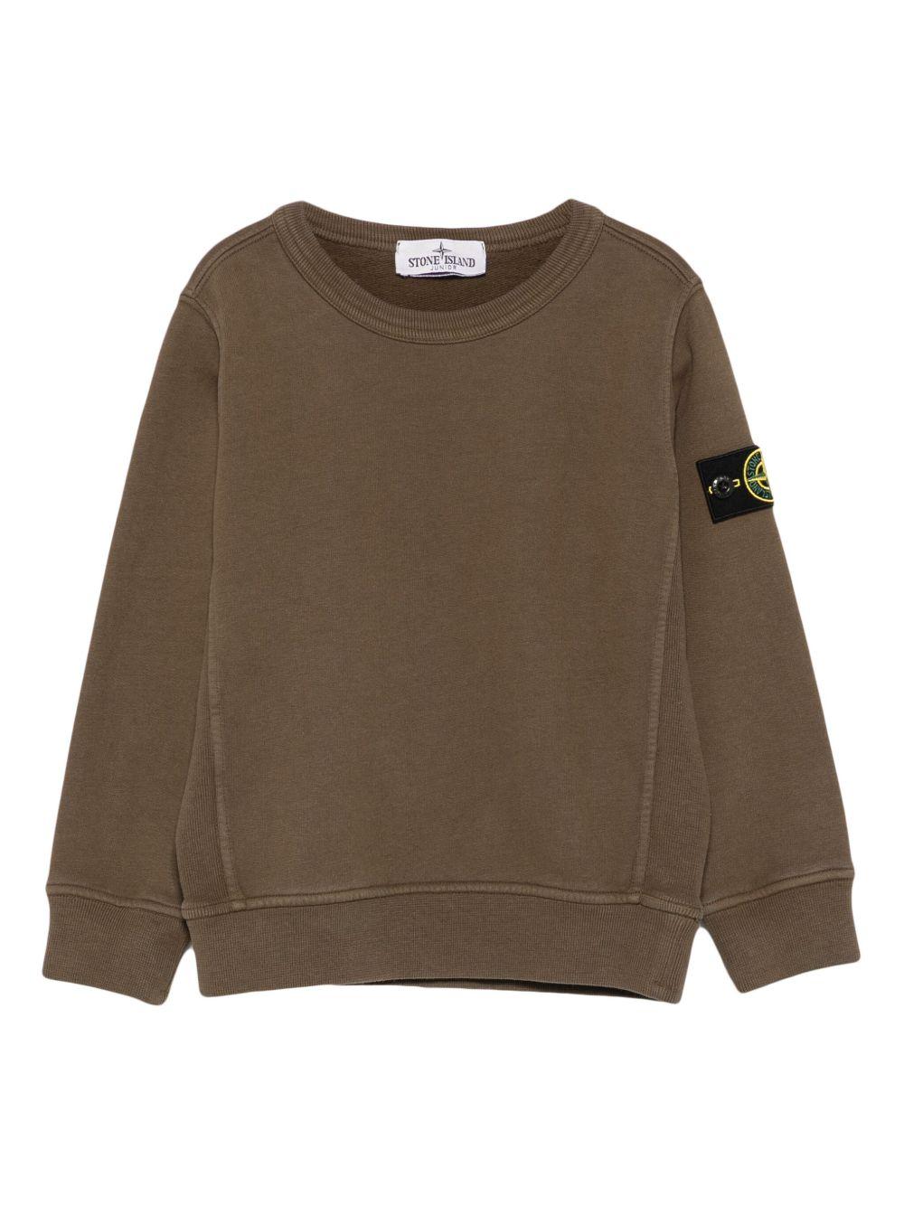 STONE ISLAND Felpa girocollo con logo