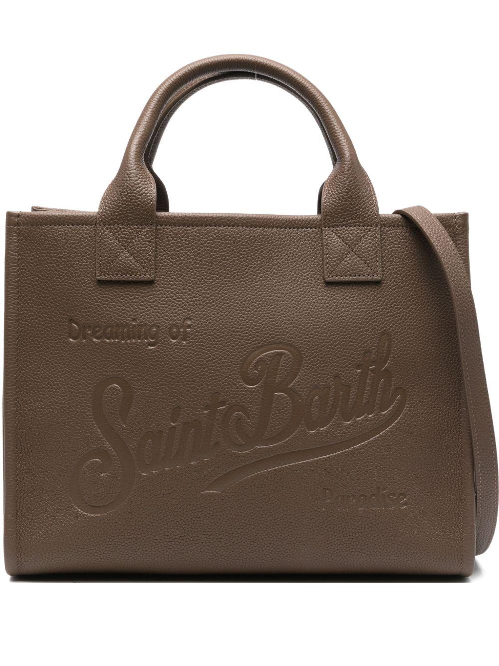 MC2 SAINT BARTH Borsa a mano Vanity Bag Large marrone