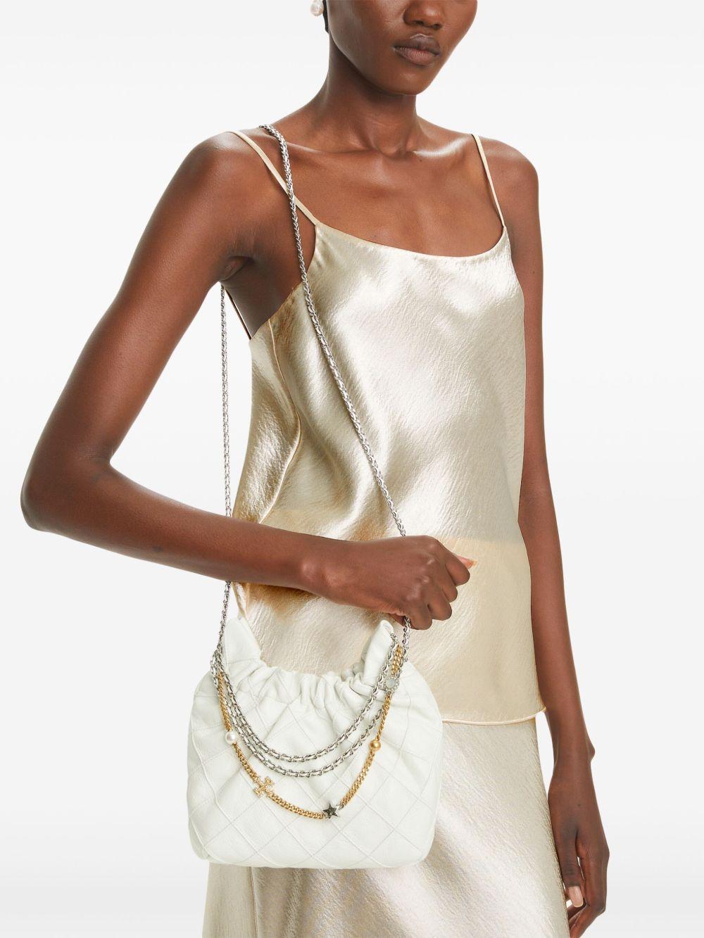 TORY BURCH Borsa a spalla in pelle bianca
