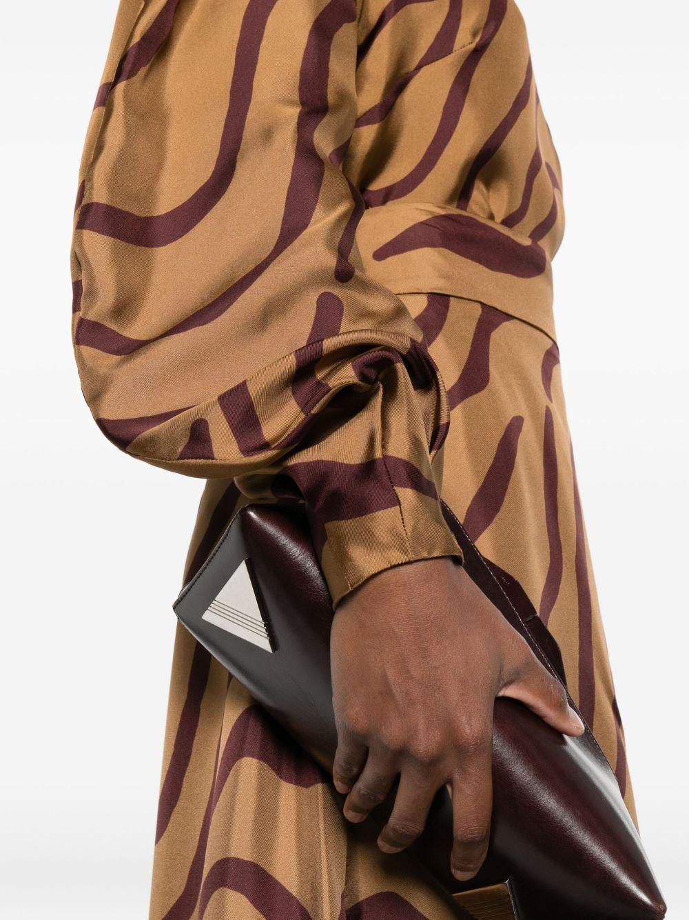 RAQUEL DINIZ Top in seta zebrato