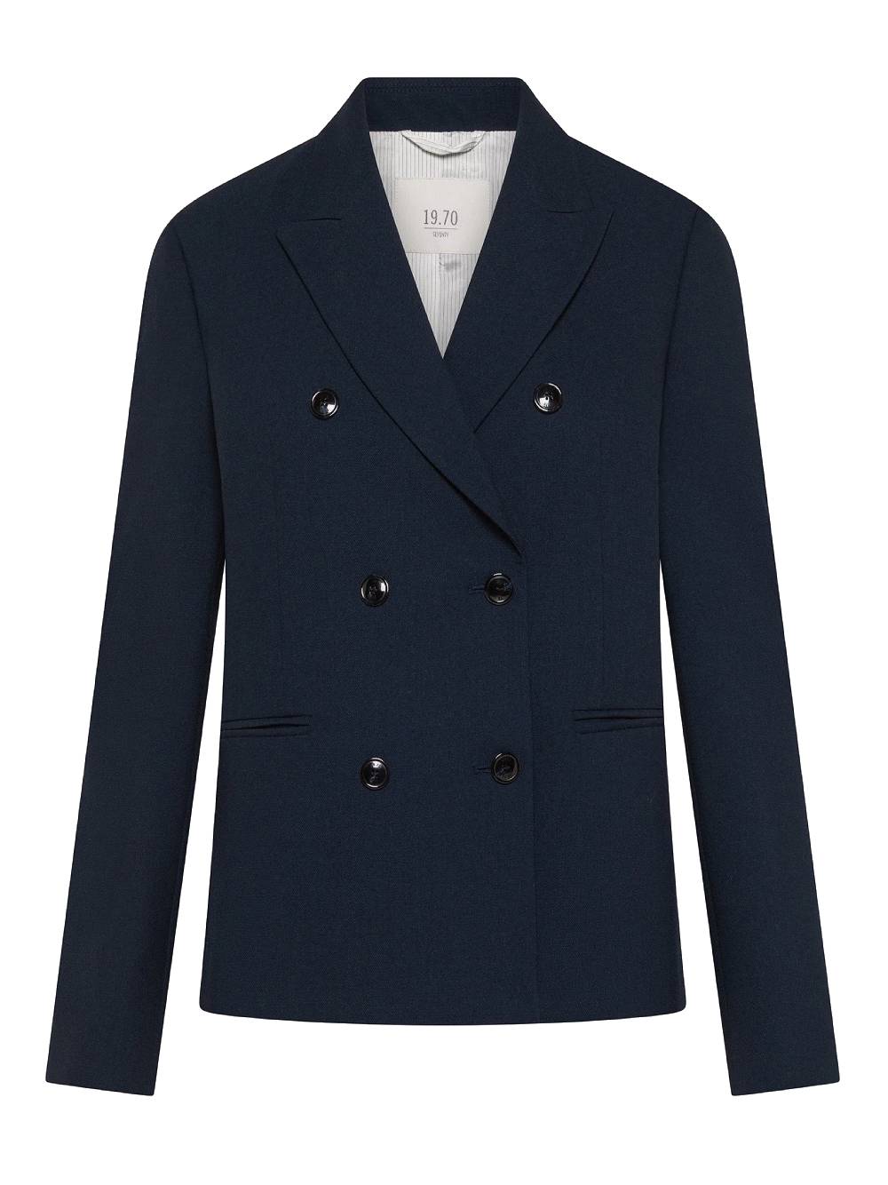 19.70 Blazer doppiopetto blu navy 