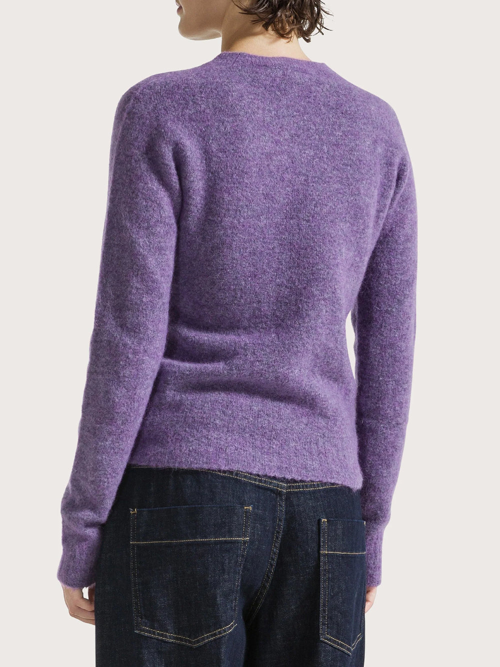 19.70 Maglia girocollo viola 