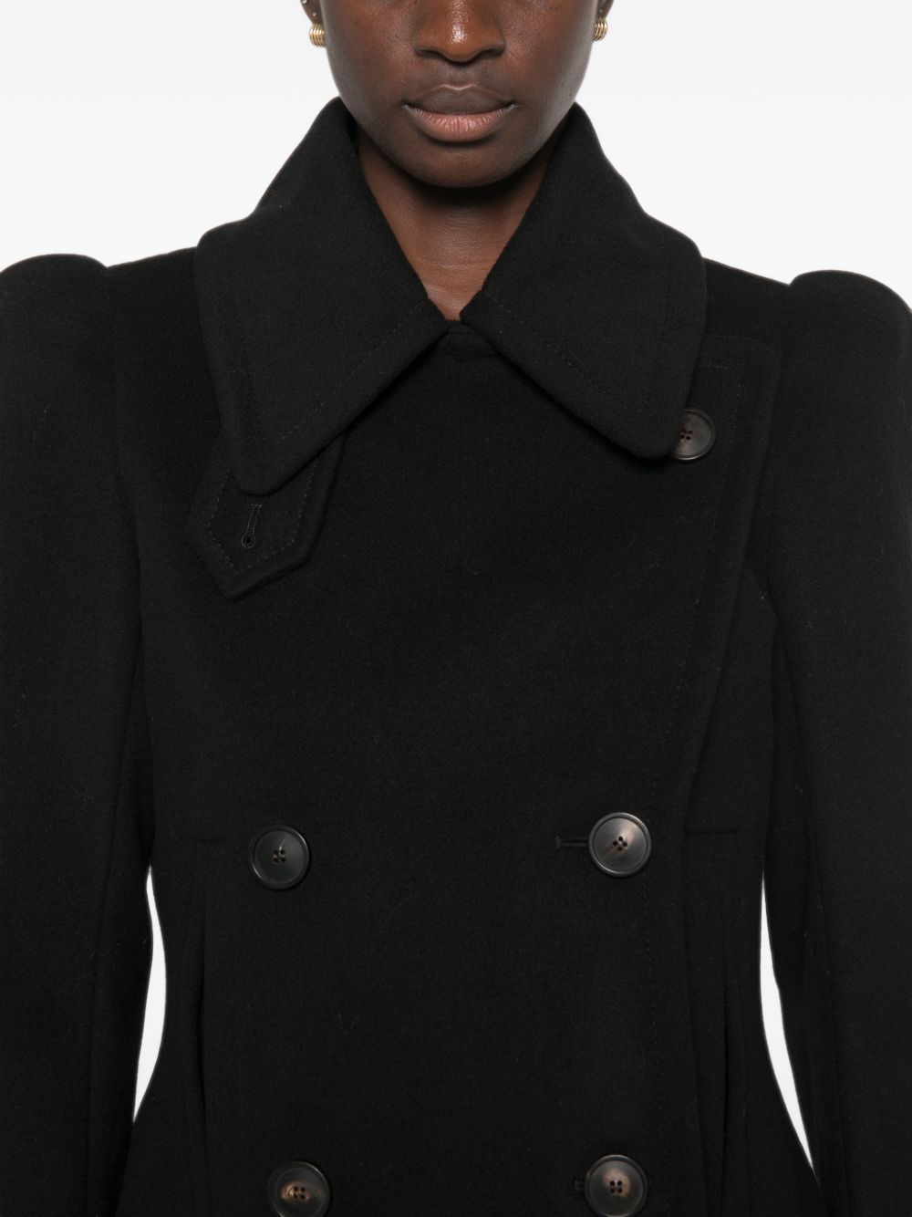 7 FOR ALL MANKIND Giacca doppiopetto in lana con spalle strutturate 