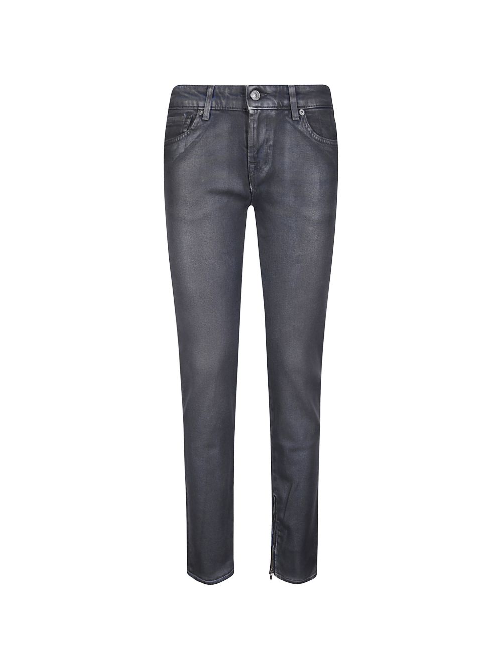 7 FOR ALL MANKIND Y2K Skinny Jeans a Vita Bassa 