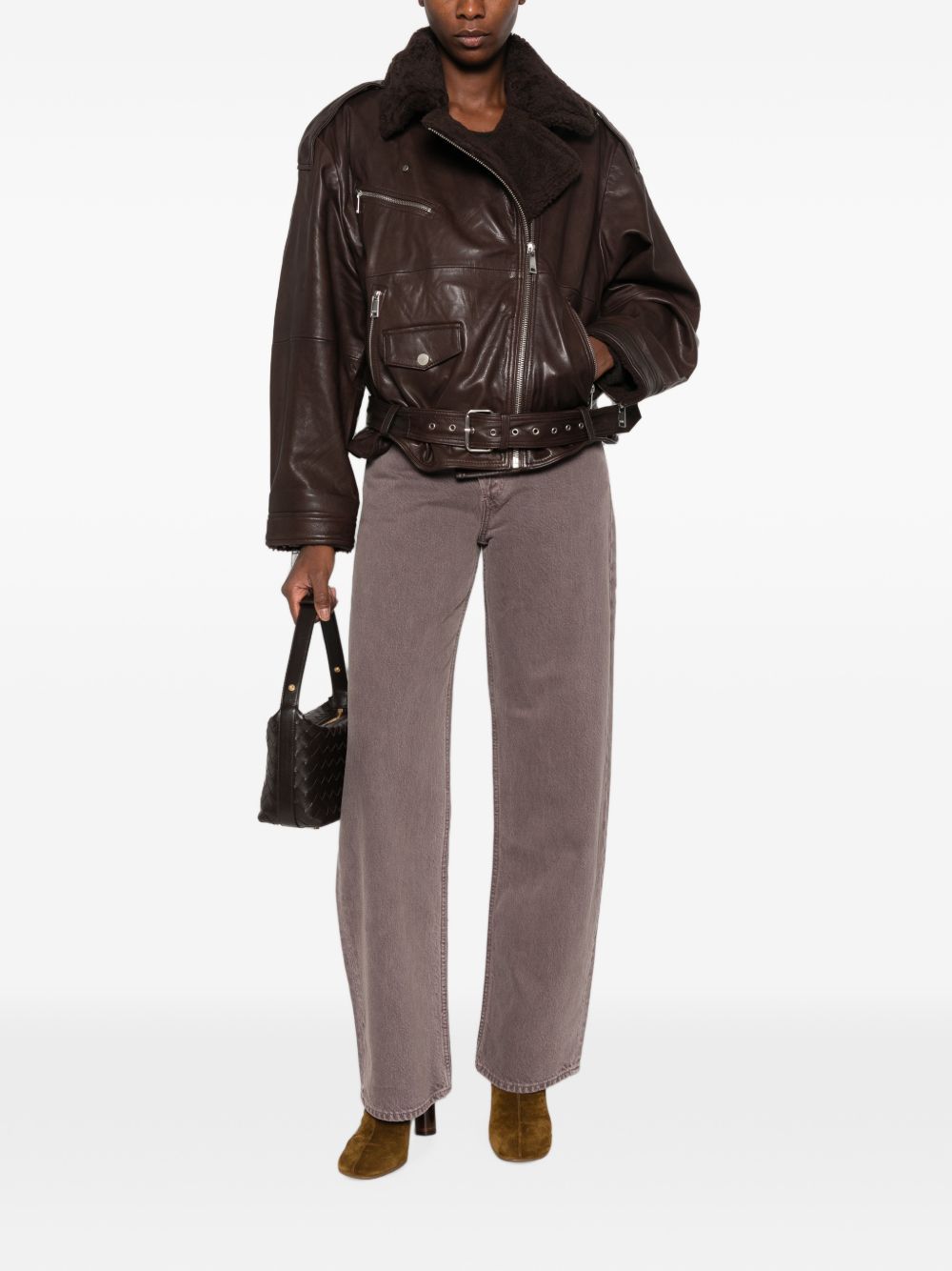 AGOLDE Jeans marroni Mavi con tasche 
