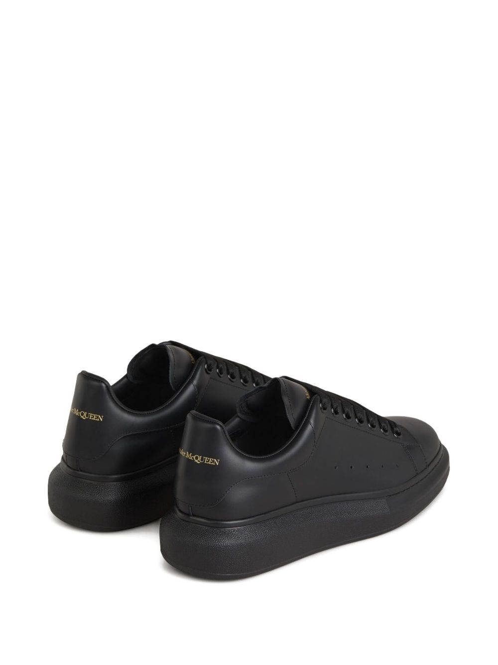 ALEXANDER McQUEEN Sneakers nere in pelle 