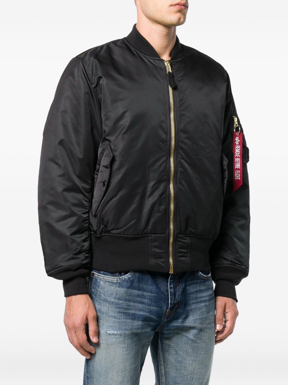 ALPHA INDUSTRIES Giacca bomber MA-1 Heritage nera 