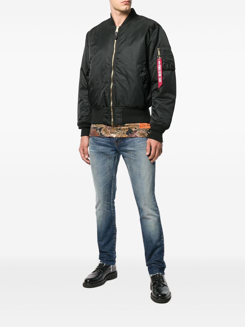ALPHA INDUSTRIES Giacca bomber MA-1 Heritage nera 