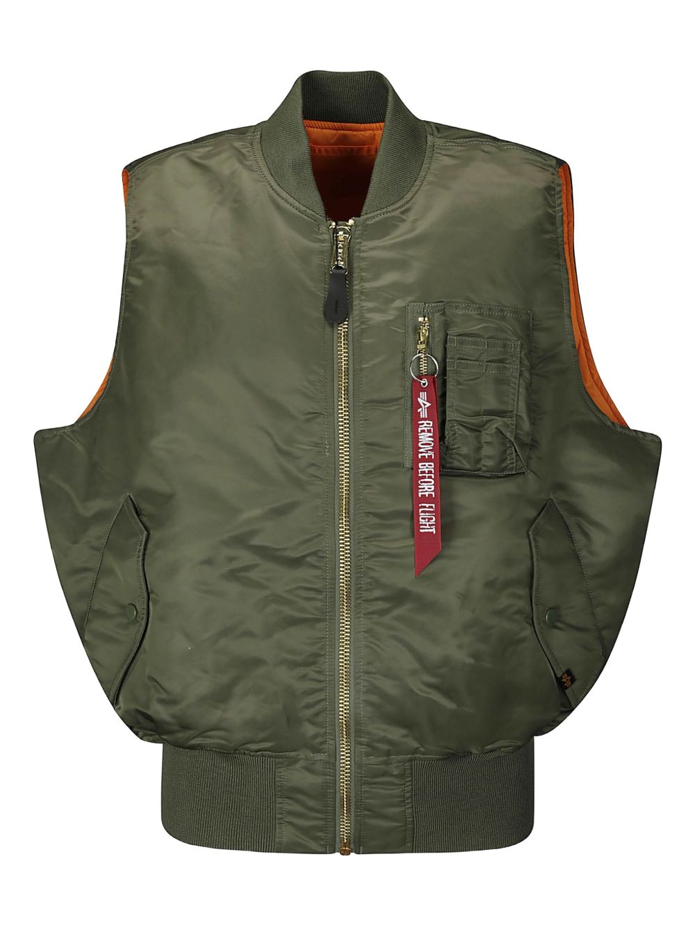 ALPHA INDUSTRIES Gilet imbottito verde militare 