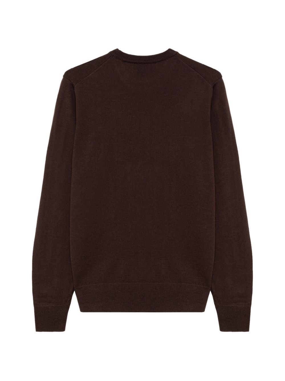 ALPHA STUDIO Maglia marrone in lana girocollo 