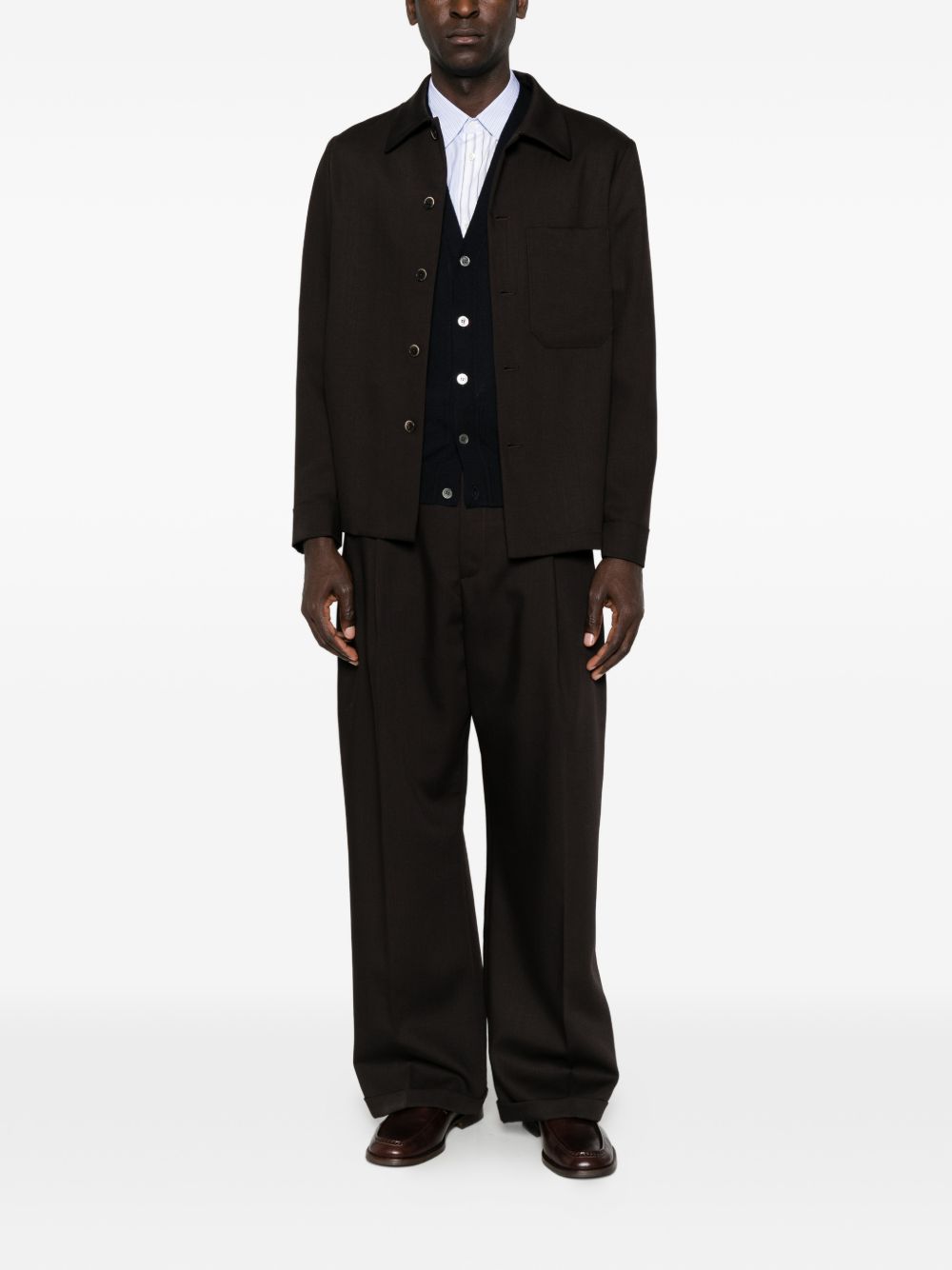 ALPHA STUDIO Gilet in Lana con Bottoni 