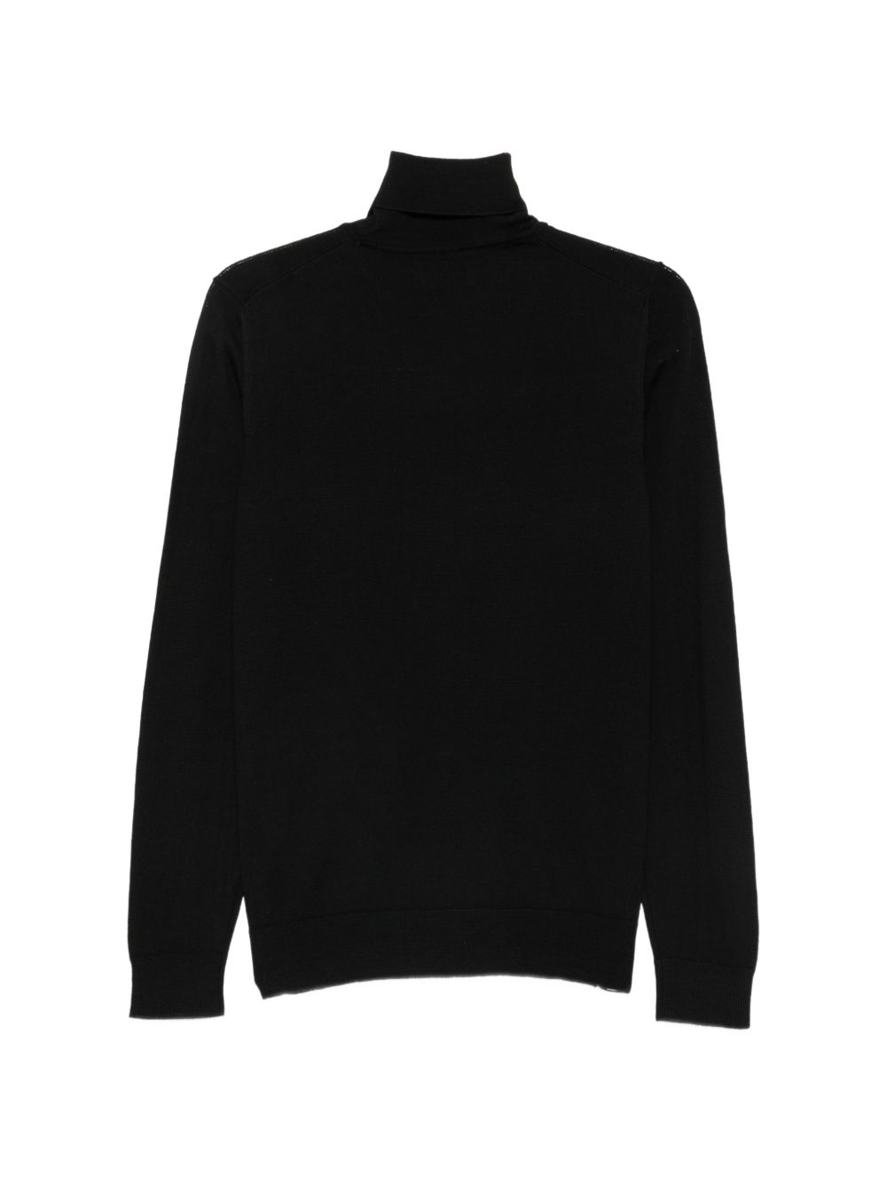 ALPHA STUDIO Maglia a collo alto in lana nero 