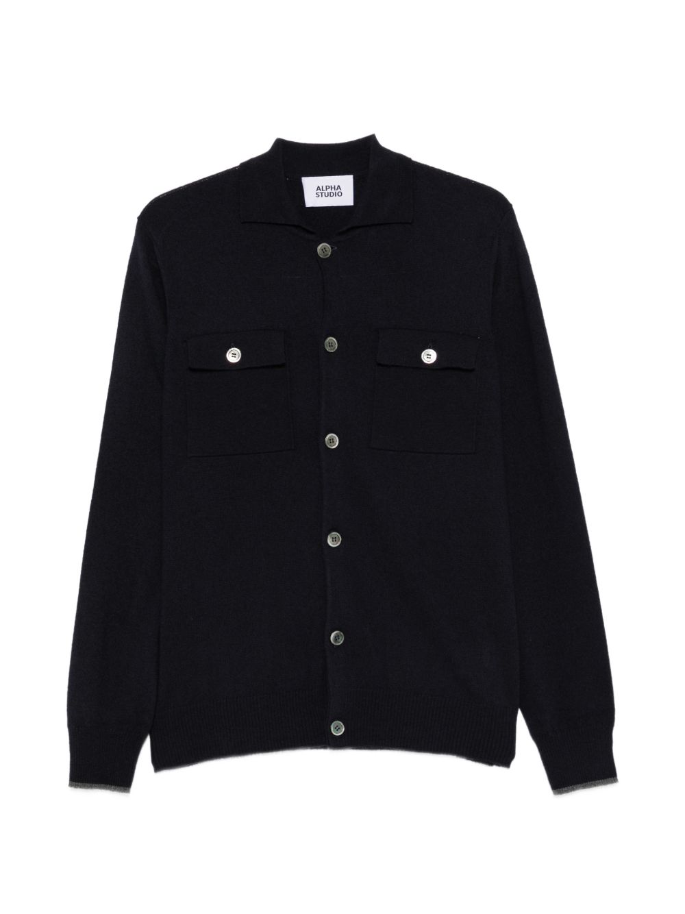ALPHA STUDIO Camicia in maglia 