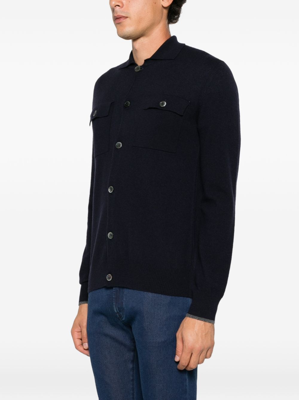 ALPHA STUDIO Camicia in maglia 