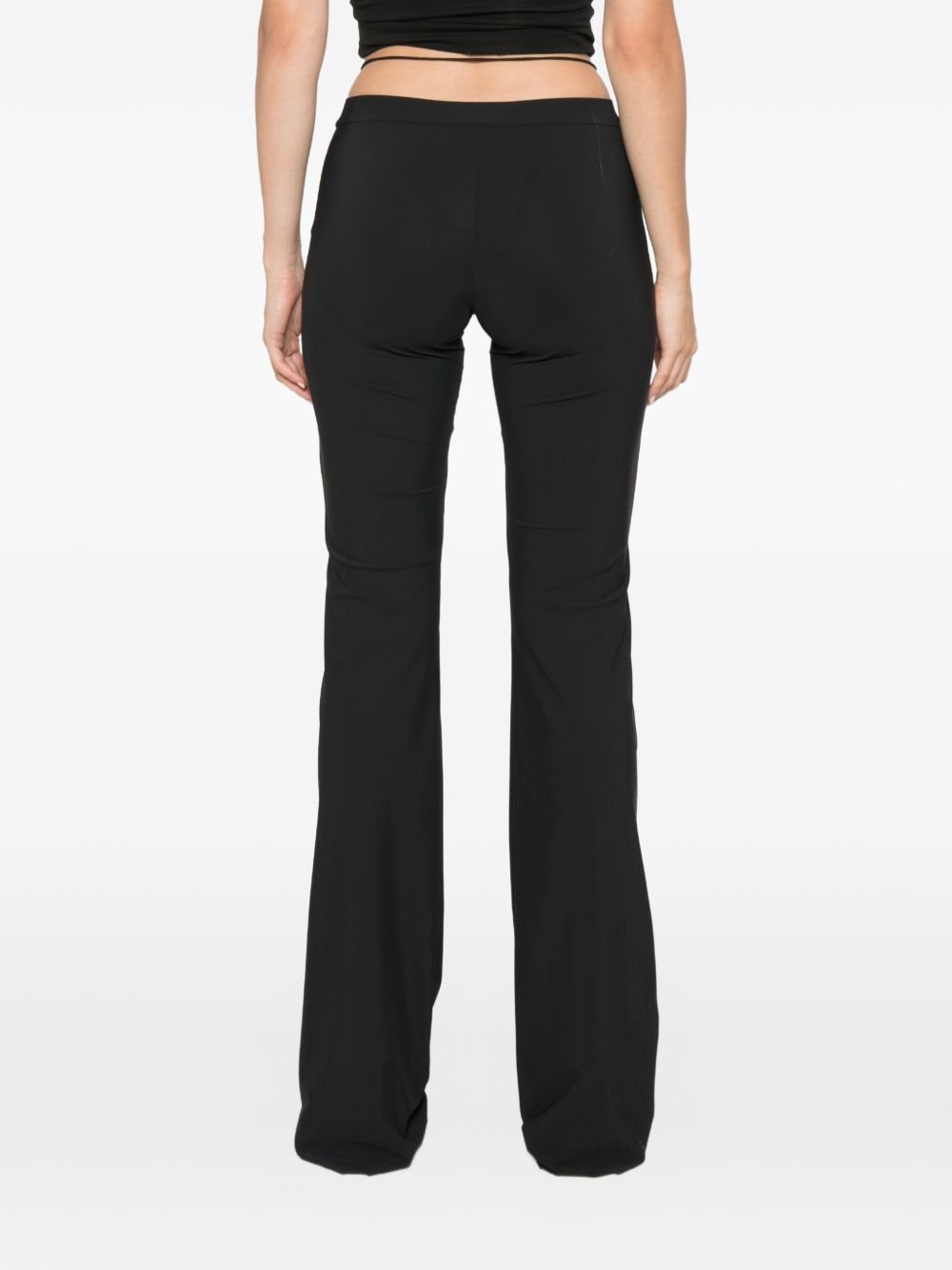 AMAZUIN Pantaloni Svasati Neri 