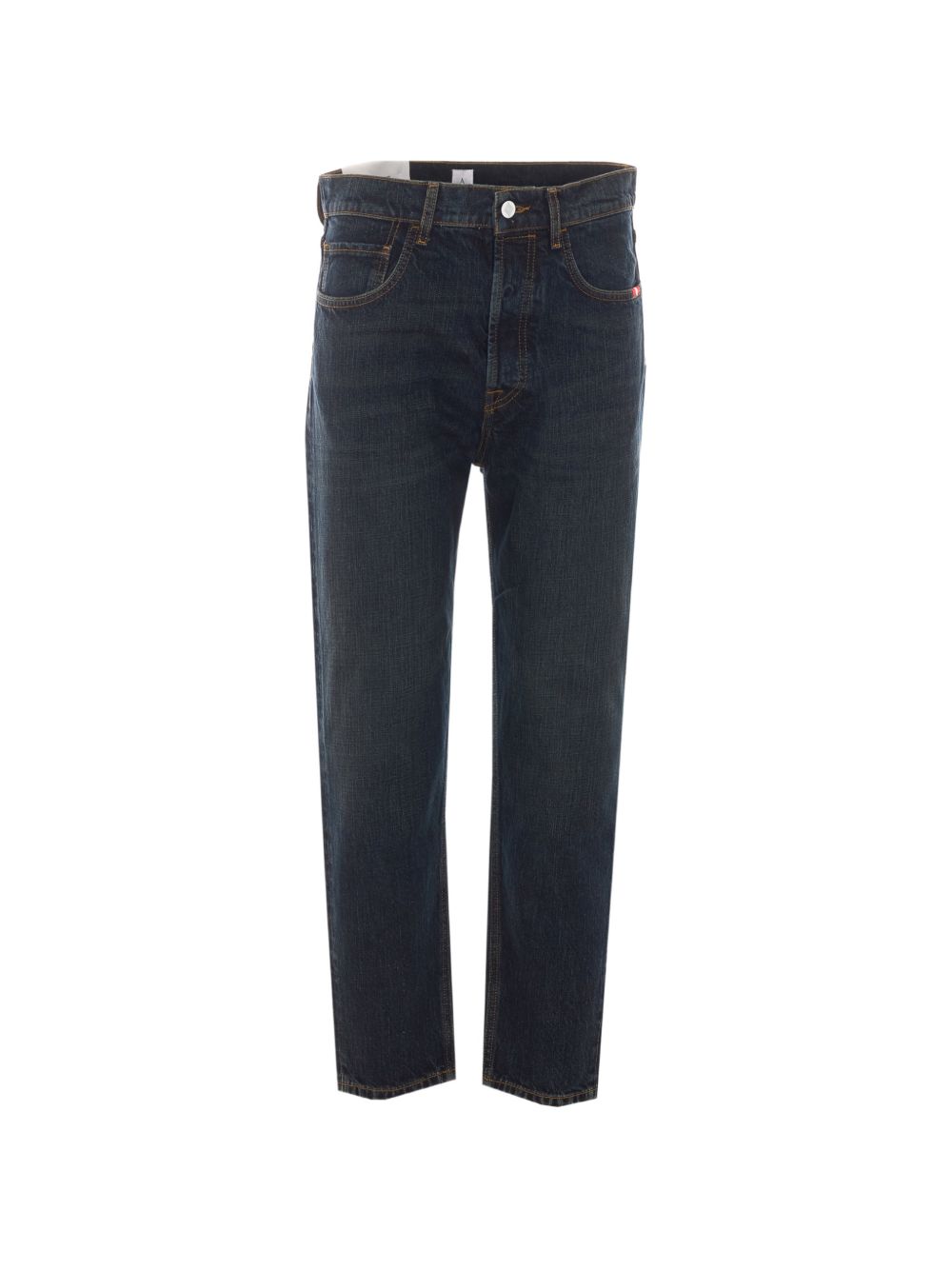 AMISH Jeans Jeremiah in denim di cotone blu 