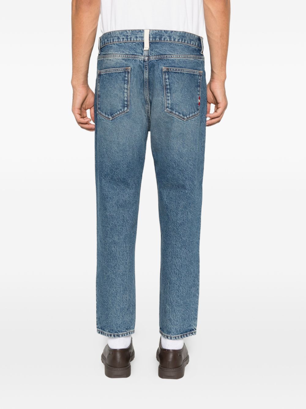 AMISH Jeans Jeremiah in denim di cotone azzurro 