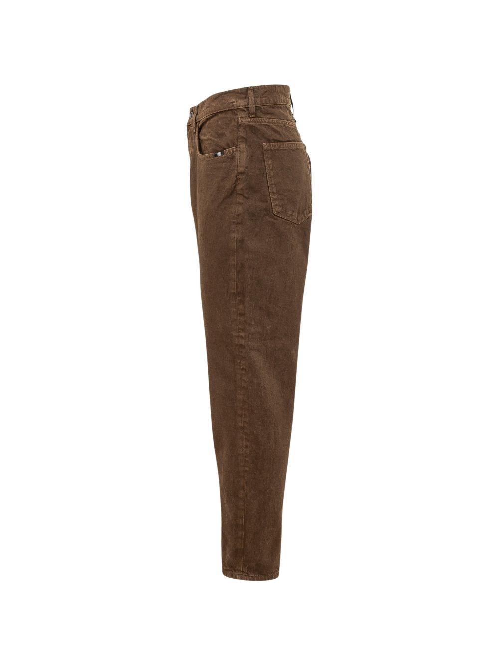 AMISH Jeans in cotone lunghi marroni Jeremiah 