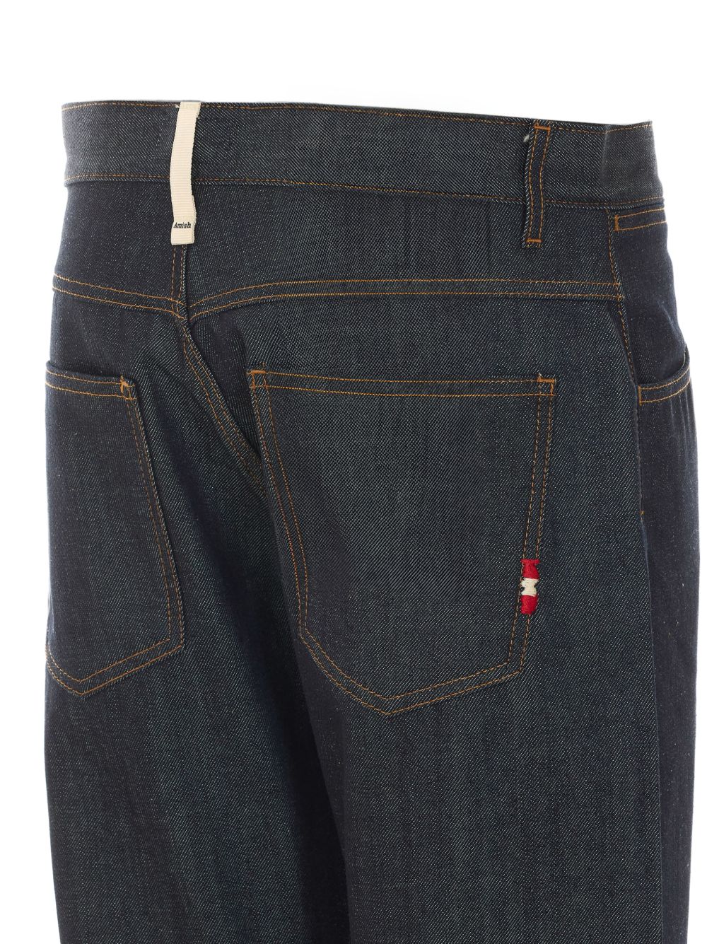 AMISH Jeans lunghi in cotone blu James 