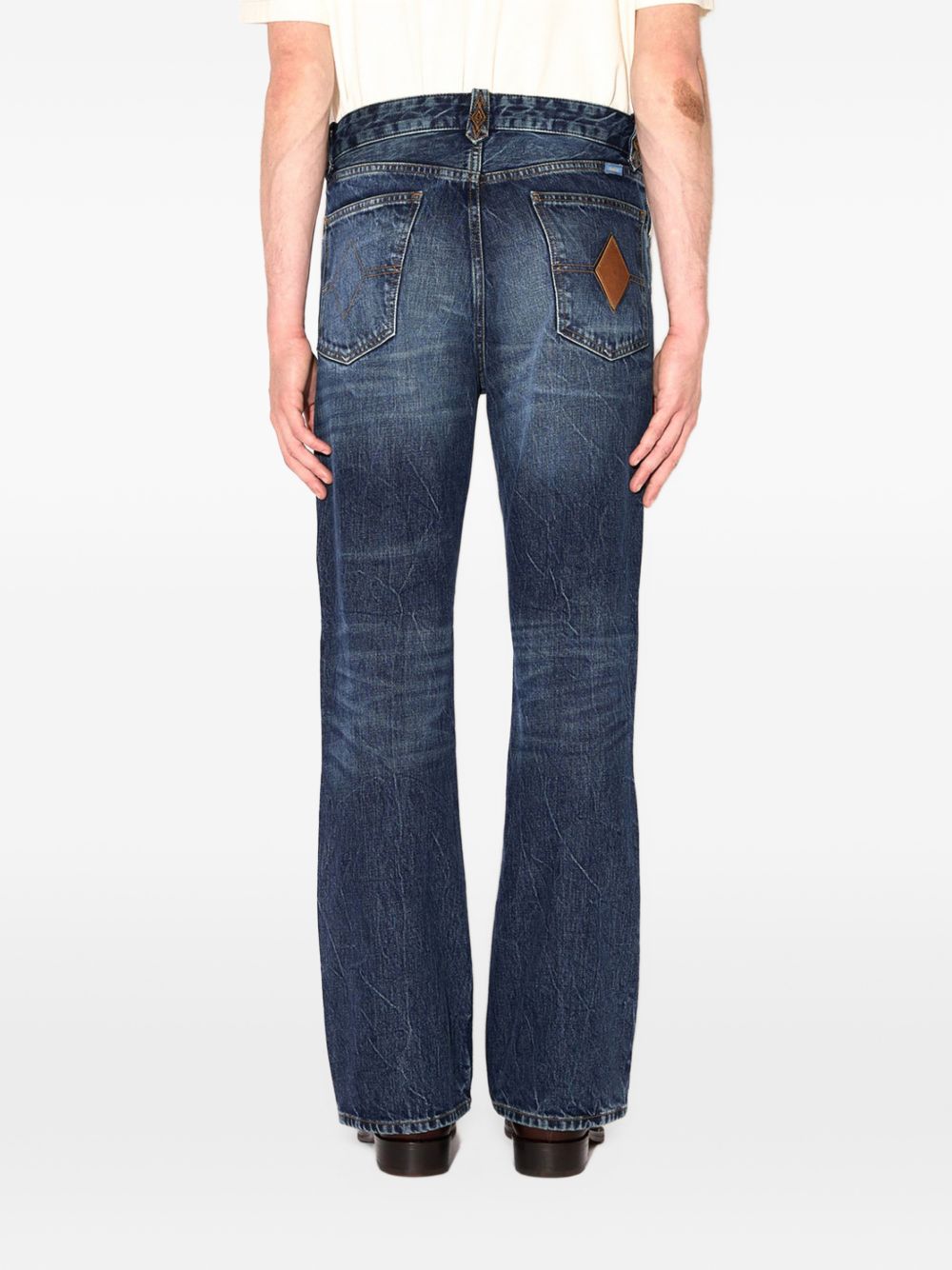 AMISH Jeans lunghi in cotone blu Gringo 