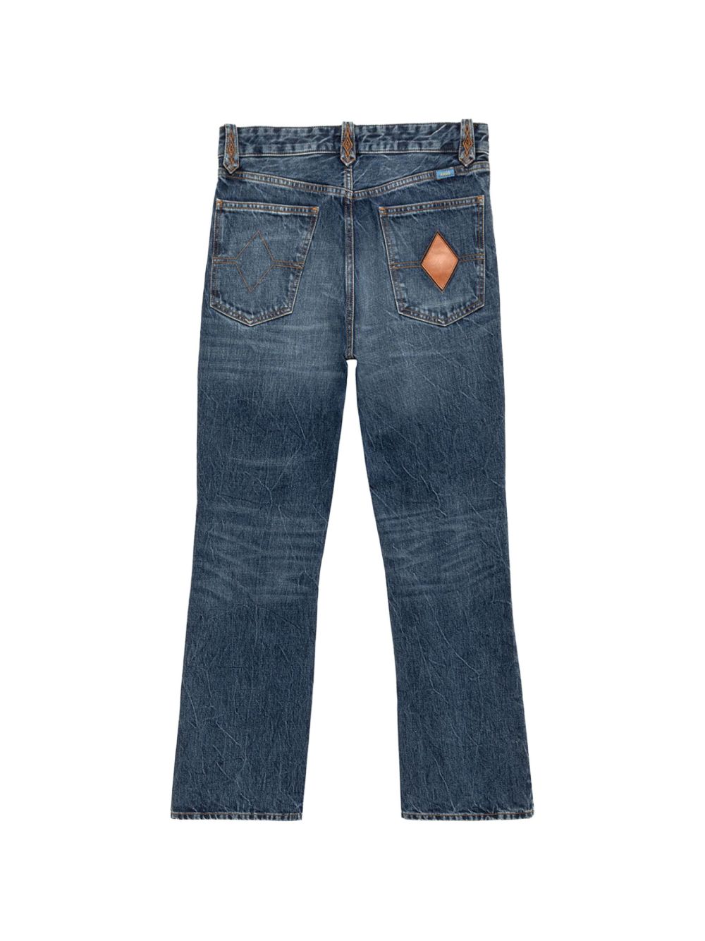 AMISH Jeans lunghi in cotone blu Gringo 