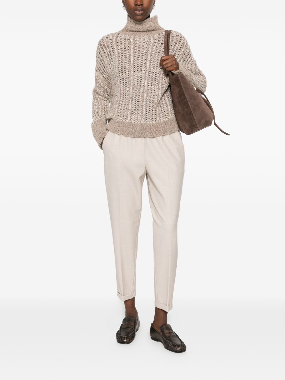 ANTONELLI Pantaloni Rosalba beige 
