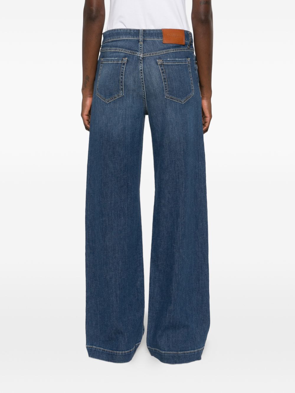 ANTONELLI Jeans Sepik in cotone misto cashmere blu 