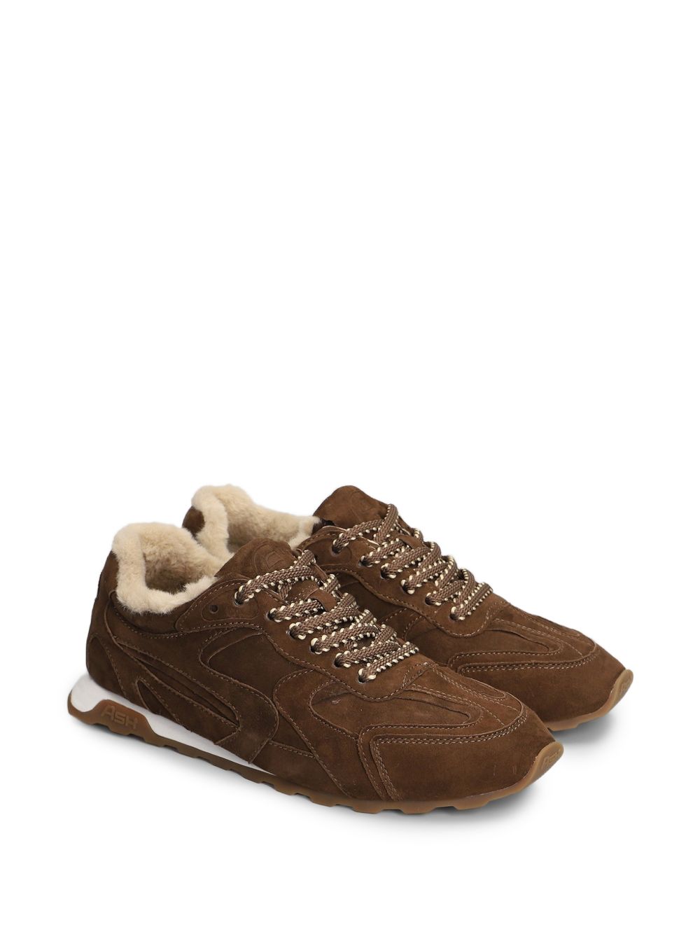 ASH Sneakers Kasarfur marroni in suede 