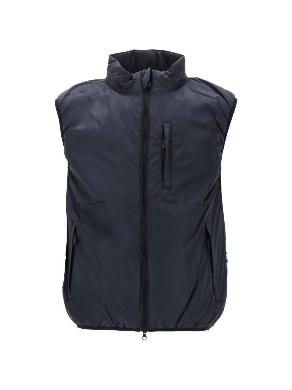 ASPESI Gilet imbottito blu in nylon 