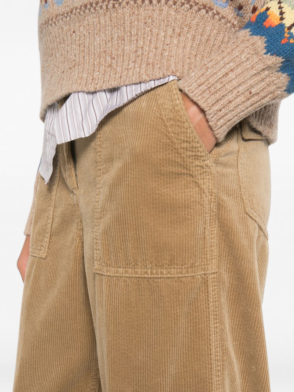 ASPESI Pantaloni blu in misto lana 