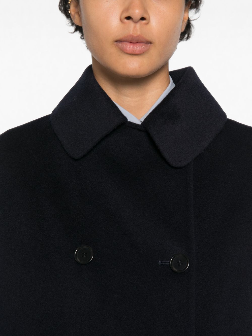 ASPESI Cappotto blu scuro lungo 
