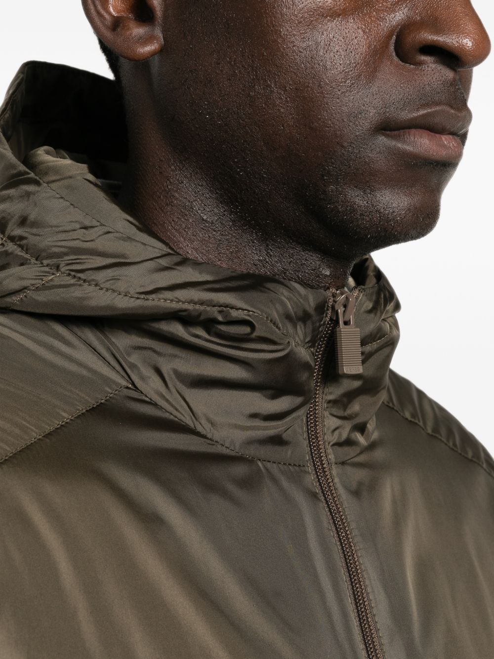 ASPESI Giacca in nylon verde militare 