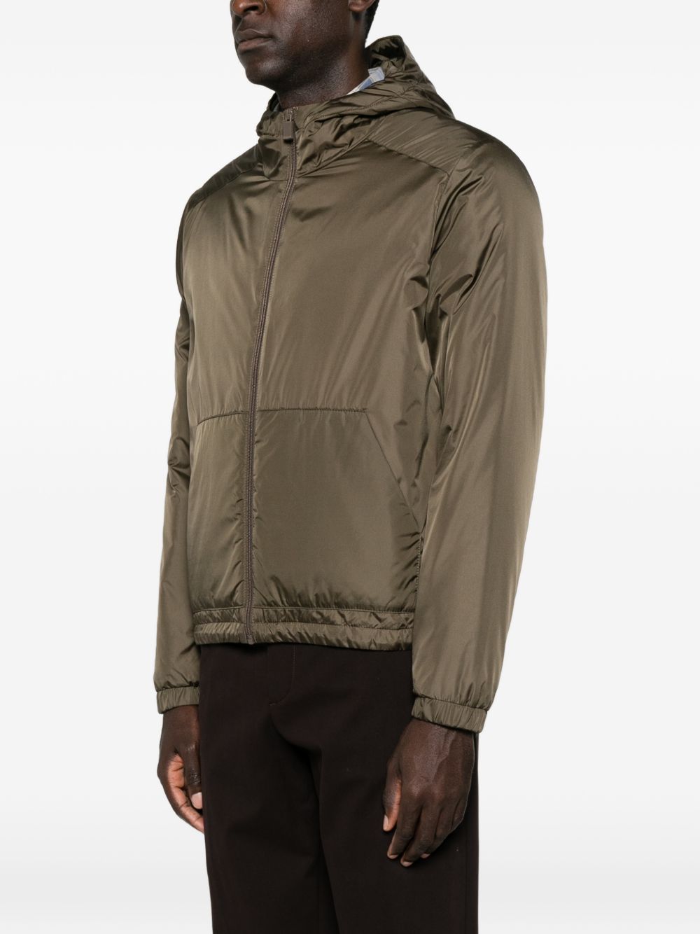 ASPESI Giacca in nylon verde militare 