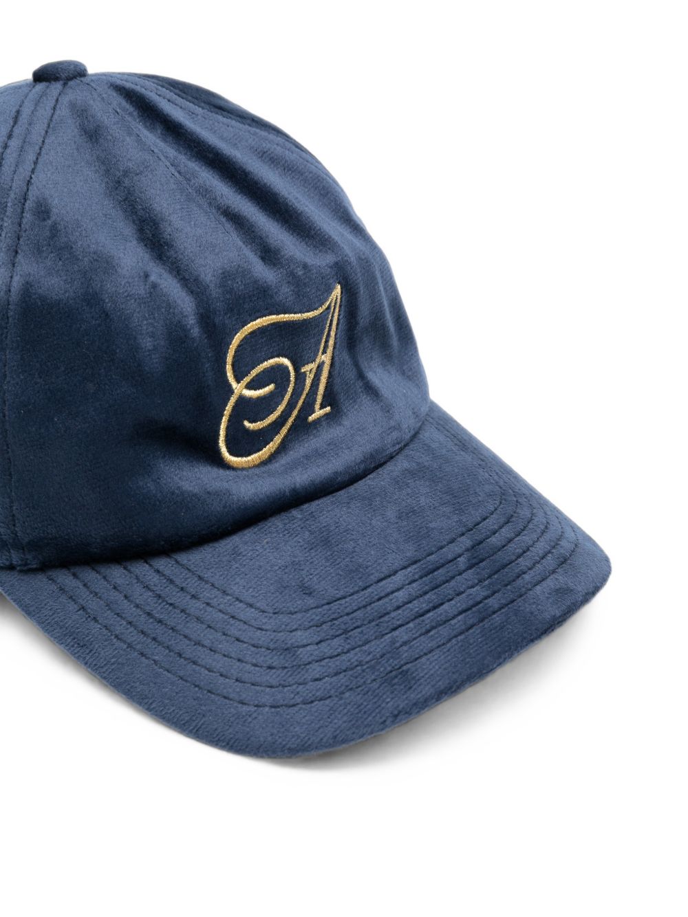 AUTRY Cappello da baseball blu navy con logo ricamato 