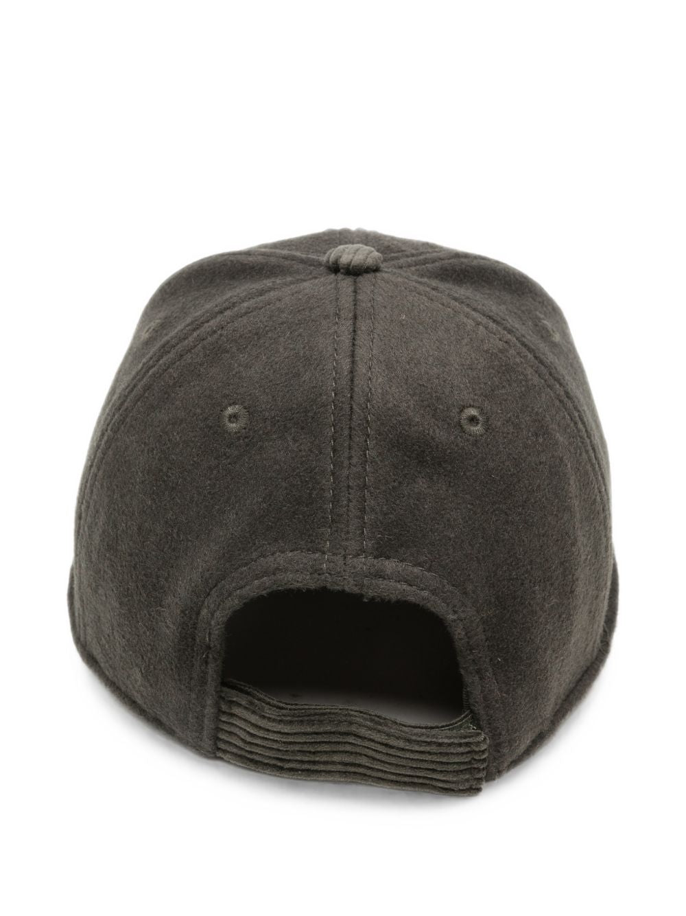 AUTRY Cappello da baseball in velluto a coste grigio scuro 