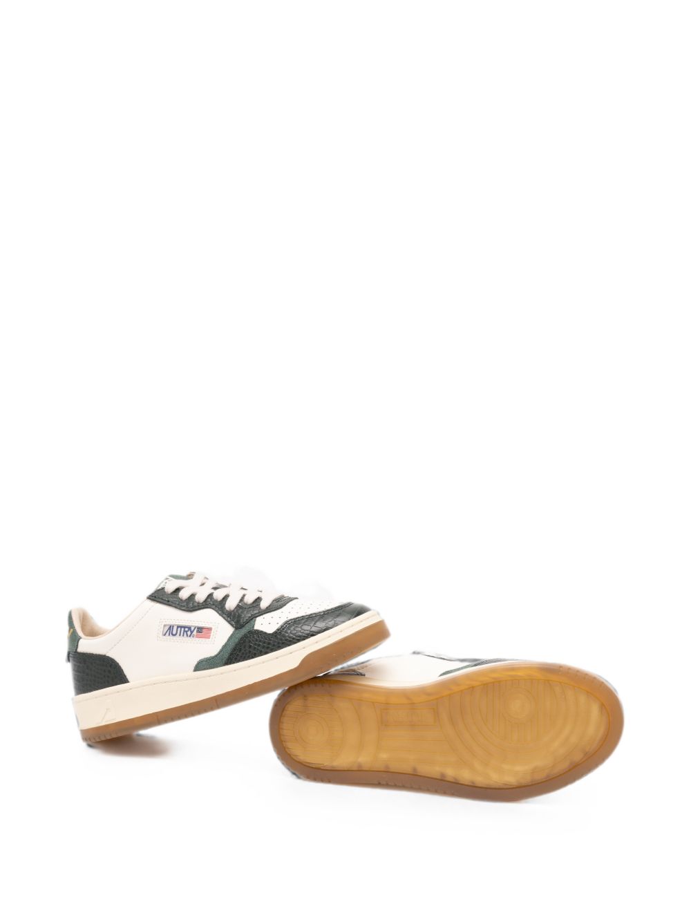 AUTRY Sneakers Medalist con dettagli effetto coccodrillo 