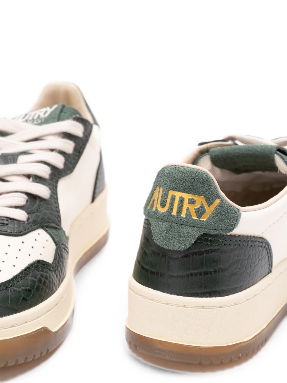 AUTRY Sneakers Medalist con dettagli effetto coccodrillo 