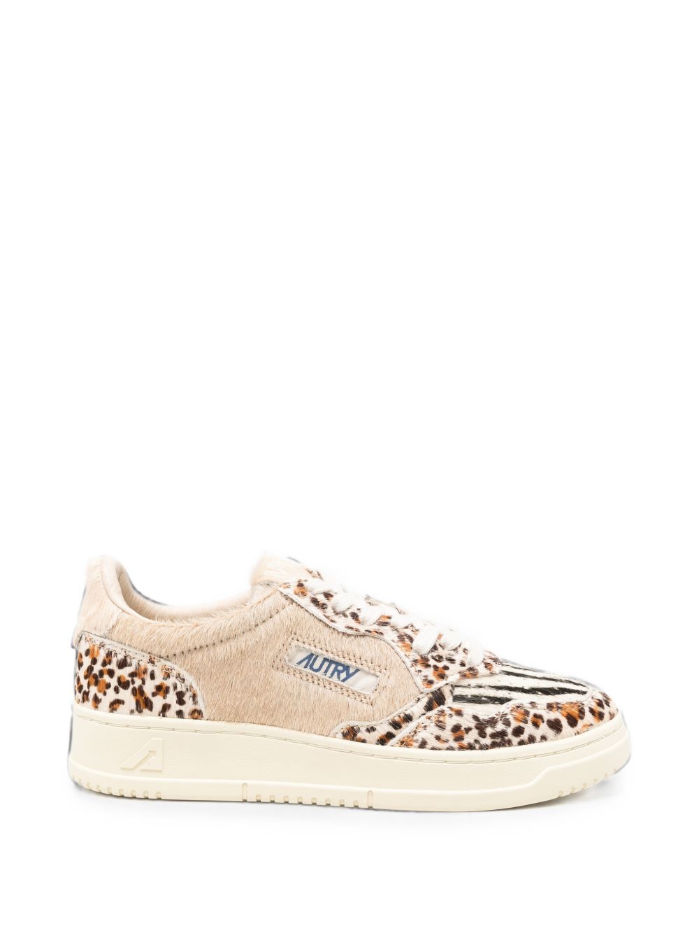 AUTRY Medalist sneaker in pelle con motivo maculato 